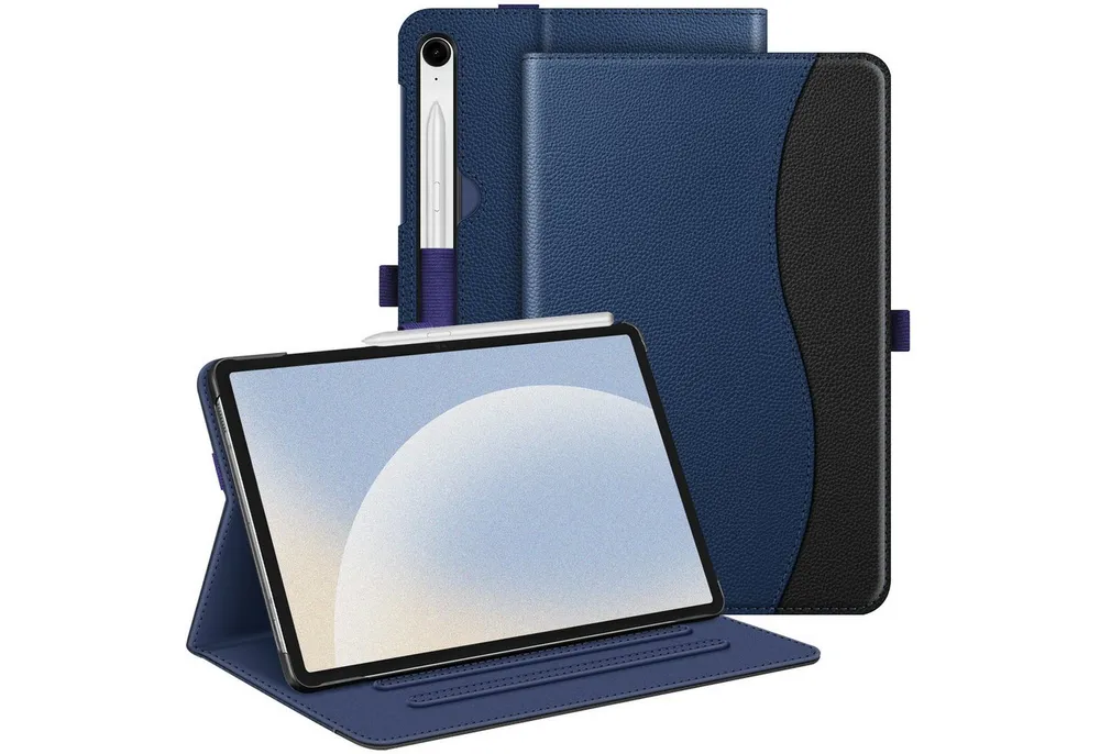 Fintie Tablet-Hülle für Samsung Galaxy Tab S10 Lite/S10 FE/S9 FE 10.9 Zoll & S9 11 Zoll, Multi-Winkel Folio Case mit Dokumentenfach & Auto Schlaf/Wach Funktion