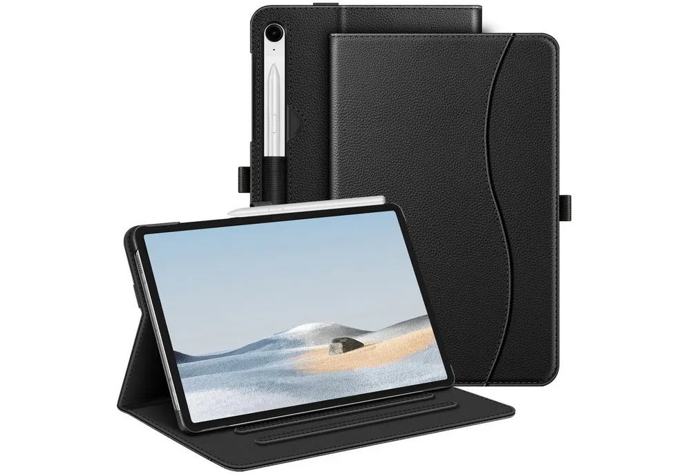 Fintie Tablet-Hülle für Samsung Galaxy Tab S10 Lite/S10 FE/S9 FE 10.9 Zoll & S9 11 Zoll, Multi-Winkel Folio Case mit Dokumentenfach & Auto Schlaf/Wach Funktion