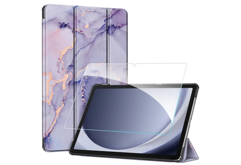 Fintie Tablet-Hülle für Samsung Galaxy Tab A11+ Plus 11" 2025 / Tab A9+ Plus 11 Zoll 2023 11 Zoll, mit Schutzfolie, Ultradünne Kunstleder Schutzhülle mit Standfunktion
