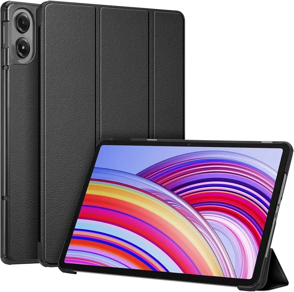 Fintie Tablet-Hülle für Xiaomi Redmi Pad Pro 12.1 Zoll 2024 - Ultra Schlank Leicht Cover, Kunstleder Schutzhülle mit Auto Schlaf/Wach Funktion