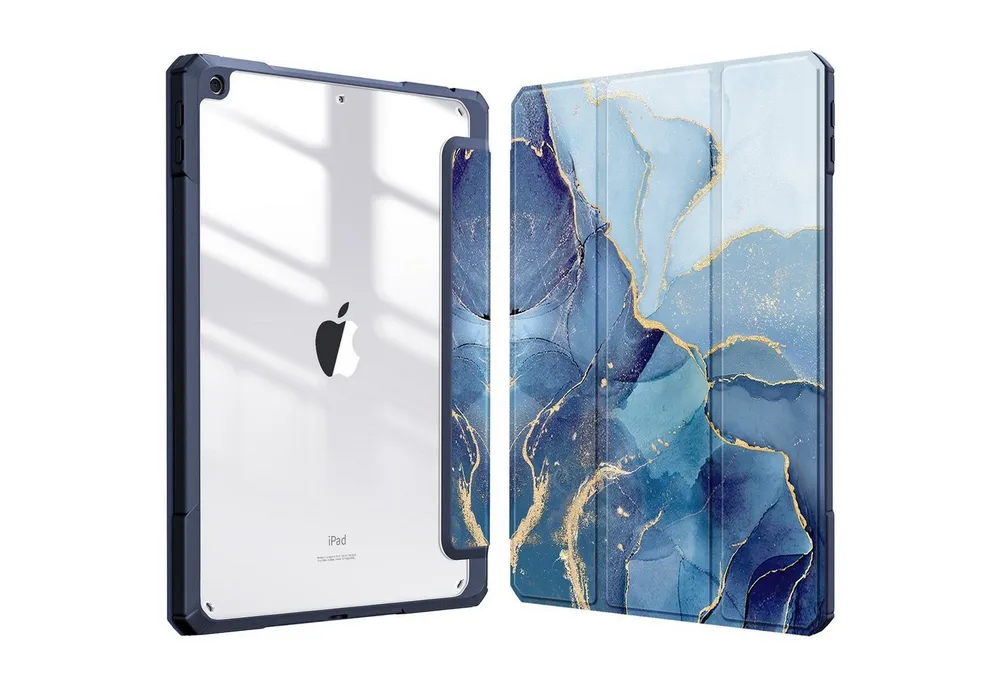 Fintie Tablet-Hülle Hybrid Hülle für 10.2 Zoll iPad 9. Gen 2021/8. Gen 2020/7. Gen 2019, mit Stifthalter - Stoßfeste Schutzhülle mit transparenter Hartschale