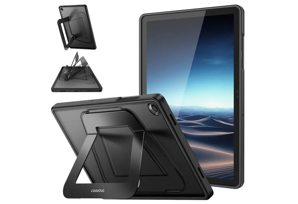 Fintie Tablet-Hülle mit Metallständer für Samsung Galaxy Tab A11+ 2025 11''/ Tab A9+ 2023 11 Zoll, Stoßfeste Multi-Winkel Betrachtung Tablet Schutzhülle