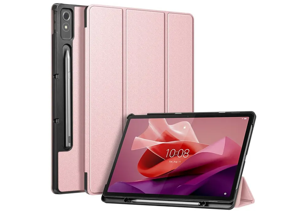 Fintie Tablet-Hülle mit Stifthalter für Lenovo Tab P12 Tablet 12,7" TB370FU 2023, Ultradünne Flip Case Cover mit Auto Schlaf/Wach, Ständer Funktion