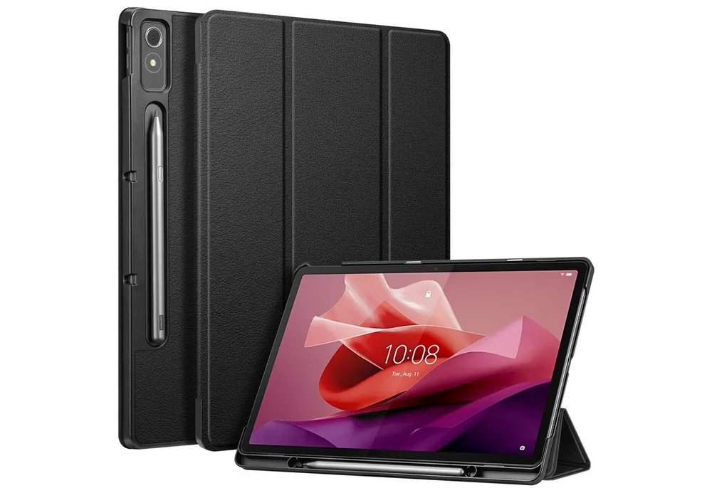 Fintie Tablet-Hülle mit Stifthalter für Lenovo Tab P12 Tablet 12,7" TB370FU 2023, Ultradünne Flip Case Cover mit Auto Schlaf/Wach, Ständer Funktion