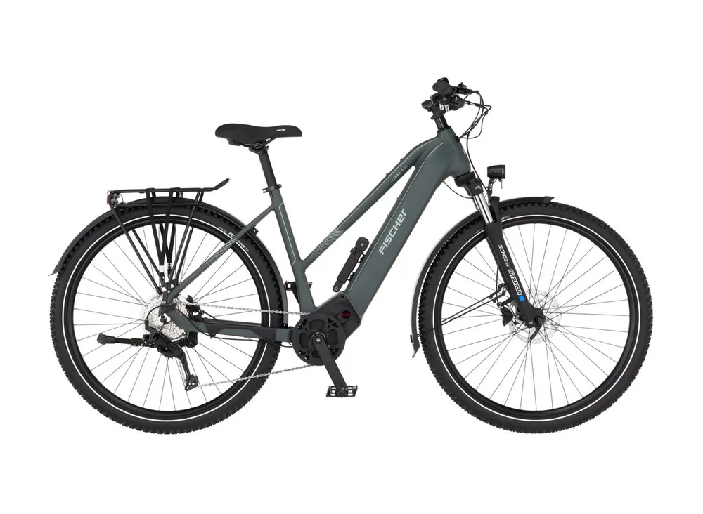 FISCHER Fahrrad E-Bike Trekkingrad TERRA 6.8I 711 ULTIMATE, 9 Gang Shimano Cues RD-U3020 Schaltwerk, Mittelmotor, 711 Wh