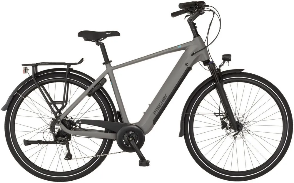 FISCHER Fahrrad E-Bike Trekkingrad VIATOR MOVE 01 474 D, 8 Gang Shimano Acera RD-M3020-8 Schaltwerk, Heckmotor, 474 Wh