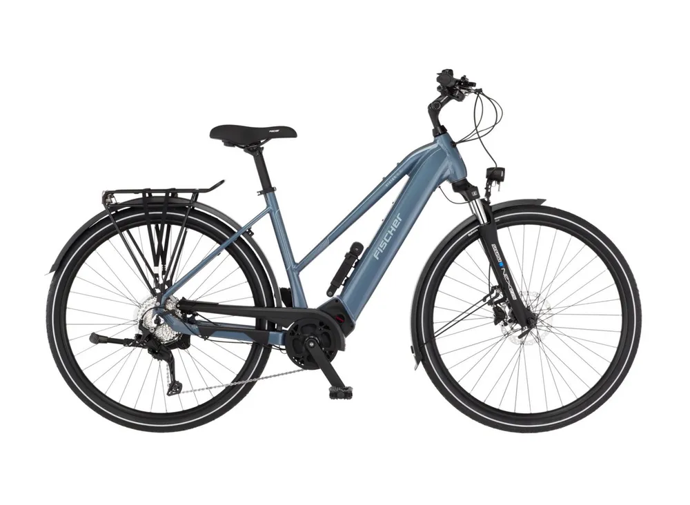 FISCHER Fahrrad E-Bike Trekkingrad VIATOR 6.8I 711 T ULTIMATE, 9 Gang Shimano Cues RD-U3020 Schaltwerk, Mittelmotor, 711 Wh