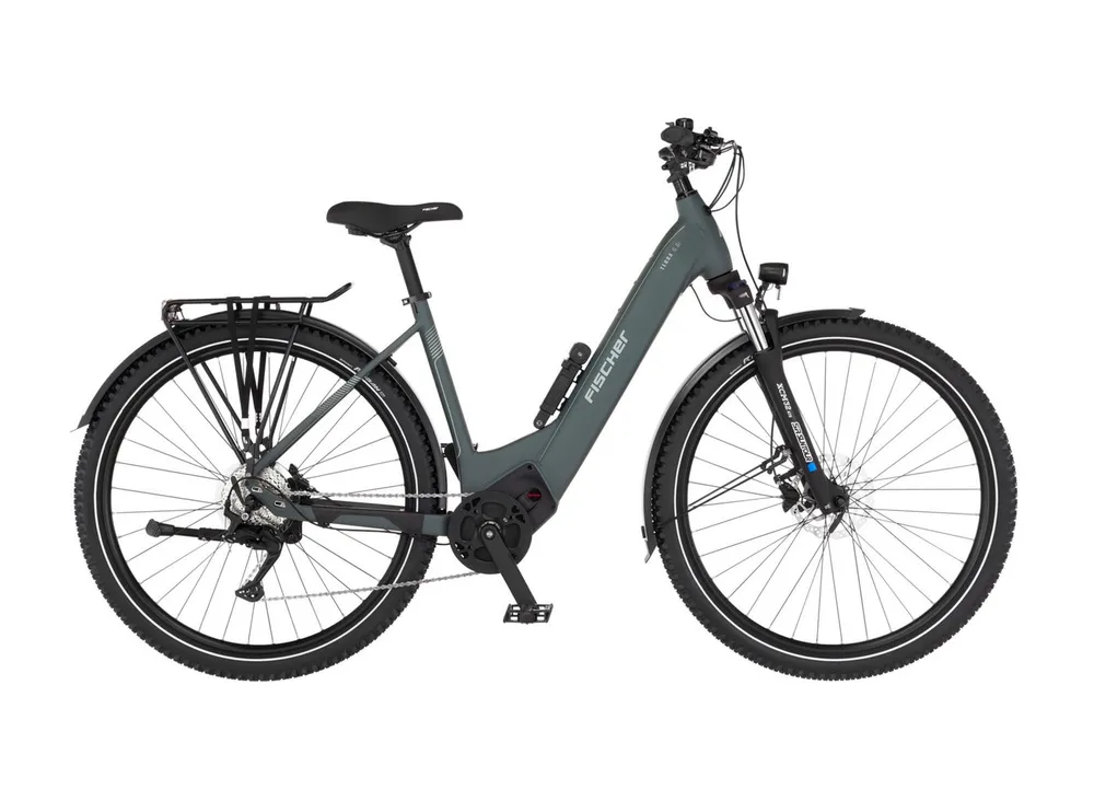 FISCHER Fahrrad E-Bike Trekkingrad TERRA 6.8I 711 ULTIMATE, 9 Gang Shimano Cues RD-U3020 Schaltwerk, Mittelmotor, 711 Wh