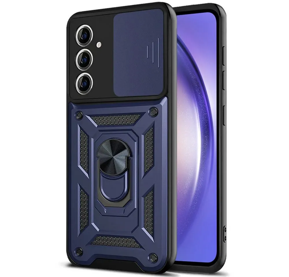 FITSU Handyhülle Handyhülle für Samsung Galaxy A54 Hülle Outdoor Case 6,4 Zoll, Robuste Handyhülle stabile Schutzhülle Cover Case mit Kamera Slider