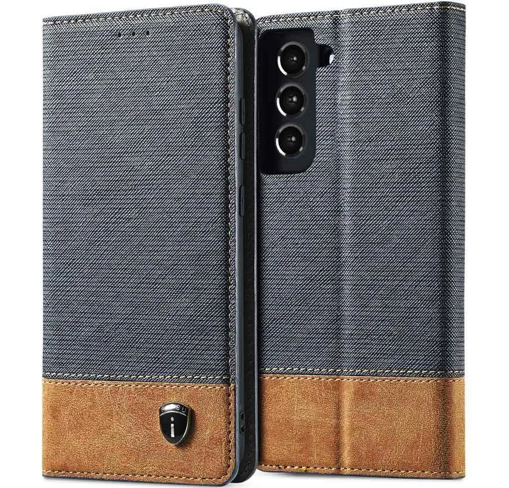 FITSU Handyhülle Handytasche für Samsung Galaxy S25 Hülle Flipcase 6,2 Zoll, Flipcase für Samsung S25 Handyhülle, Handytasche mit Kartenfach