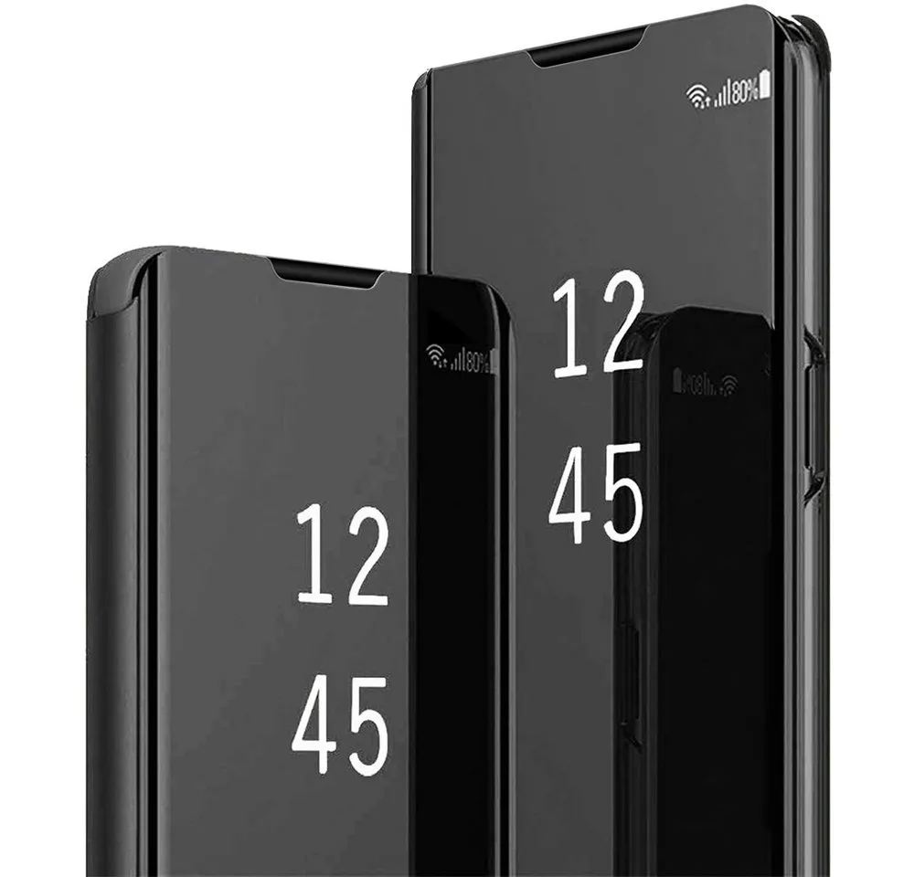 FITSU Handyhülle Spiegelhülle für Samsung Galaxy S26 Ultra Handytasche Flipcase 6,9 Zoll, Schlanke Klapphülle, elegantes Flipcase, Handyhülle mit Standfunktion