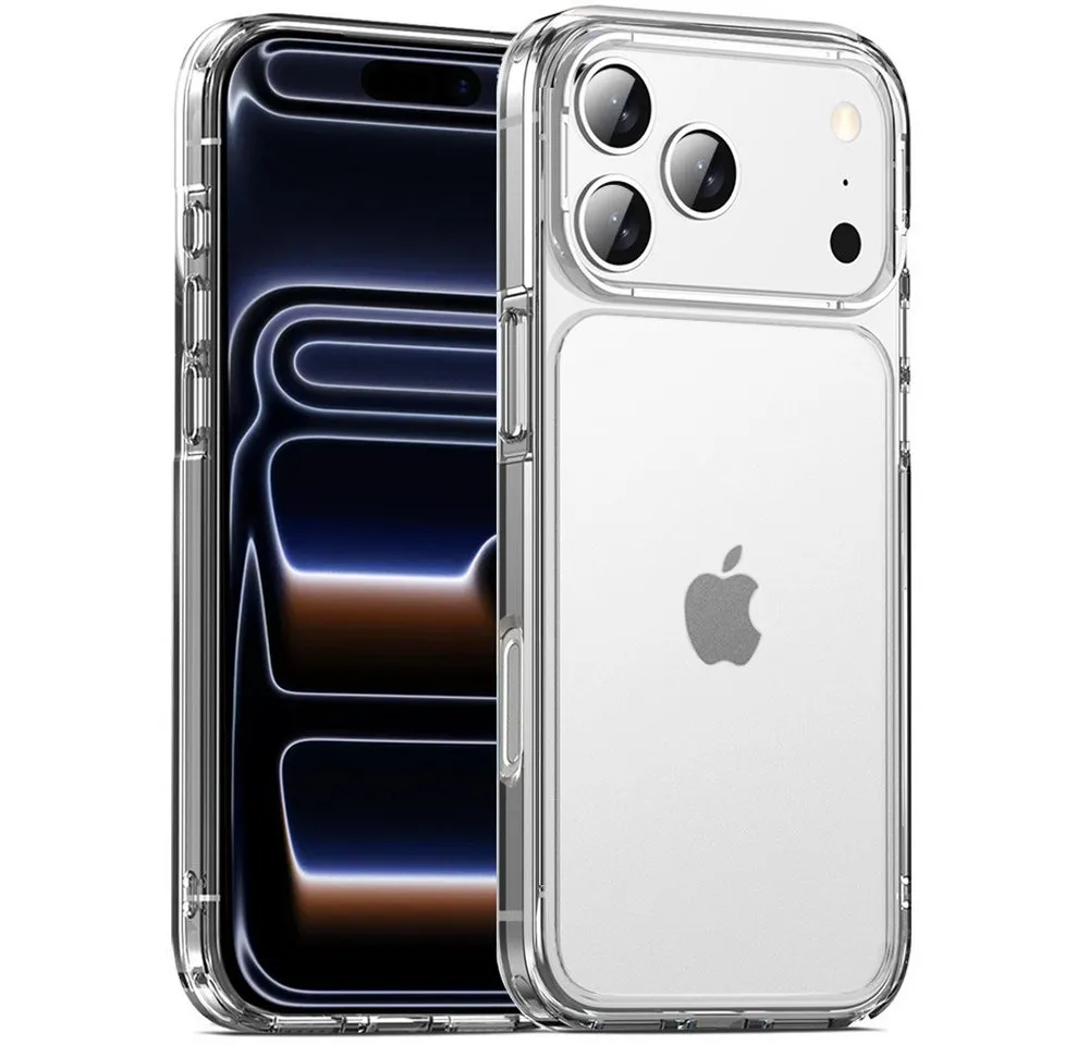 FITSU Handyhülle Ultraklare Schutzhülle für iPhone 17 Pro Max Hülle Transparent Case 6,9 Zoll, Durchsichtige Schutzhülle für Apple iPhone 17 Pro Max Hybrid Cover