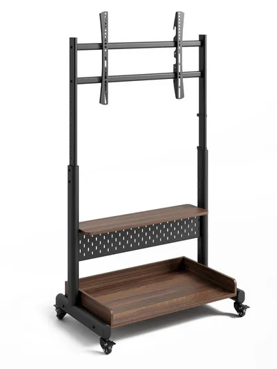 FITUEYES TV-Ständer, (bis 85 Zoll, mobiler Fernsehständer, höhenverstellbar, rollbar)