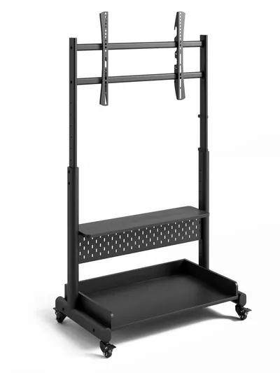 FITUEYES TV-Ständer, (bis 85 Zoll, mobiler Fernsehständer, höhenverstellbar, rollbar)