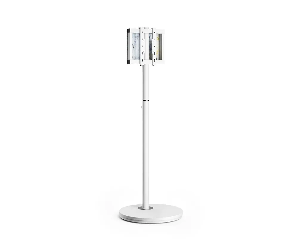 FITUEYES TV-Ständer mobil, mit Universalrädern, 24-48 Zoll, (bis 48,00 Zoll, höhenverstellbar, Metallkonstruktion, Kabelmanagement)