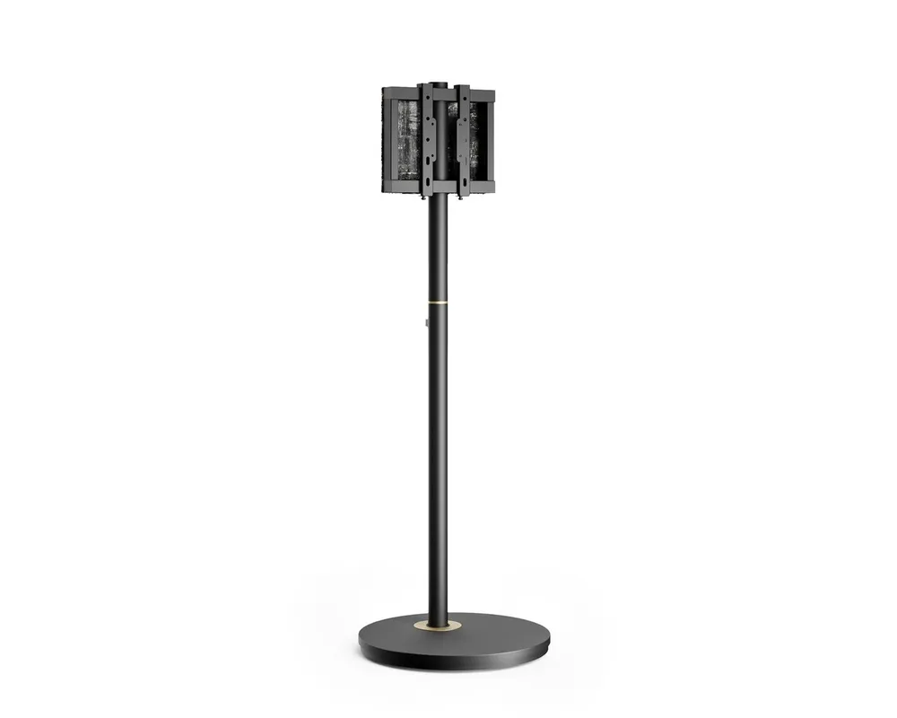 FITUEYES TV-Ständer mobil, mit Universalrädern, 24-48 Zoll, (bis 48,00 Zoll, höhenverstellbar, Metallkonstruktion, Kabelmanagement)