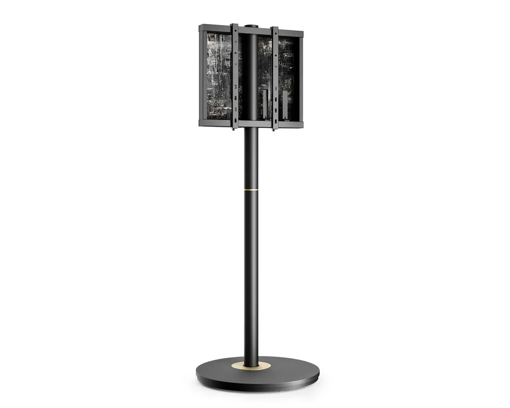 FITUEYES TV-Ständer mobile TV-Halterung mit Rollen, 32-65 Zoll, (bis 65,00 Zoll, höhenverstellbar)
