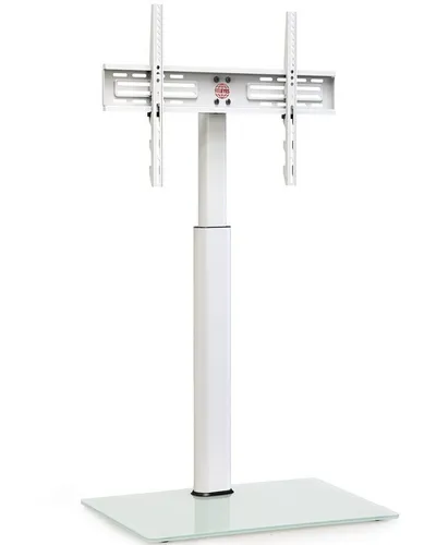 FITUEYES TV-Standfuß höhenverstellbar, ±35° schwenkbar, 32-60 Zoll, (bis 60,00 Zoll, Glasplatte, Gummifüße, bis 30 KG)