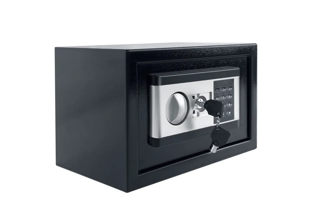 FIVMEN Tresor Wandtresor Elektronischer Safe Möbeltresor Geldkassette mit Schlüssel (31x20x20cm / 35x25x25cm / 38x30x30cm), Mit zahlenschloss Für Wohnwagen Schränke Büroschränke