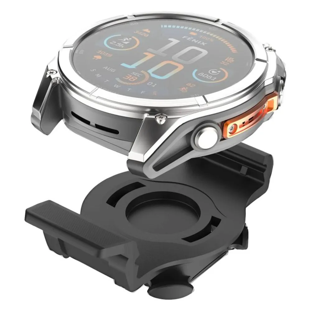 Fixed Smart Watch-Halterung für Bike Dock für Garmin 22 mm Schwarz