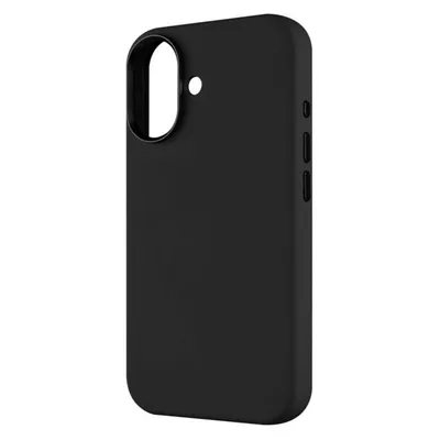Funda para móvil Fixed MagFlow Cover Silikon Schwarz Kompatibel mit iPhone 17 6,3"