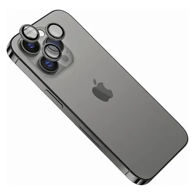 Fixed Camera Glass Kameraobjektivschutz für Apple iPhone 14 Pro/14 Pro Max Space Grau