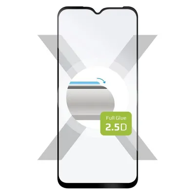 Fixed Full-Cover Schutzglas für Samsung Galaxy A14/A14 5G, schwarz