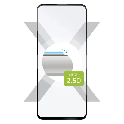 Fixed Vollbedeckung 2,5D -Temperaturglas für Samsung Galaxy A51, Schwarz