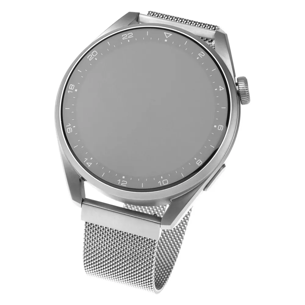 Fixed Mesh metal rem til Smartwatch Universal 20mm Sølv