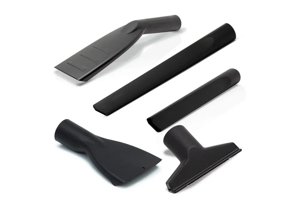 FixedByU Staubsaugerdüsen-Set Ø 35 mm universal, 5 teilig mit Fugendüse, Polsterdüse, Autodüse, Zubehör für Nass-Trockensauger, Staubsauger, Werkstattsauger mit 35mm Rohrdurchmesser, (5-tlg)