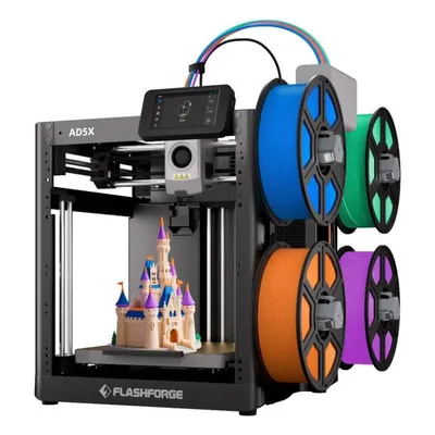 3D-Drucker Flashforge AD5X 220x220x220 mm 4 Farben Wifi Ethernet USB Sichtfenster