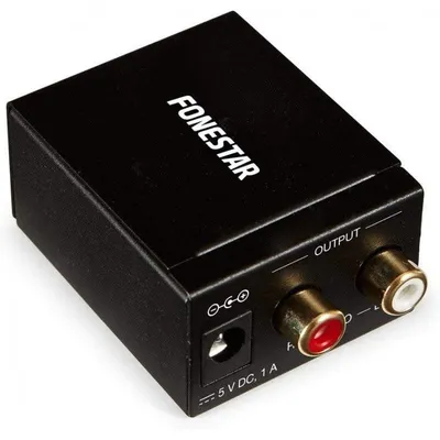 Audio Konverter Fonestar FO-37DA Optisch Koaxial RCA
