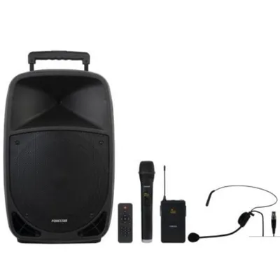 Altavoces Fonestar Malibu-312 Portable Bluetooth 250W con Karaoke y Micrófonos Inalámbricos