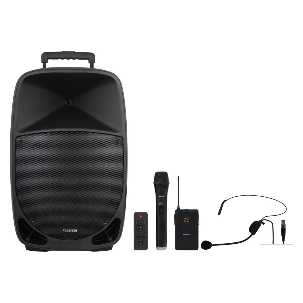 Lautsprecher Fonestar Tragbar Kabellos & Kabelgebunden 250W Karaoke-Trolley Bluetooth