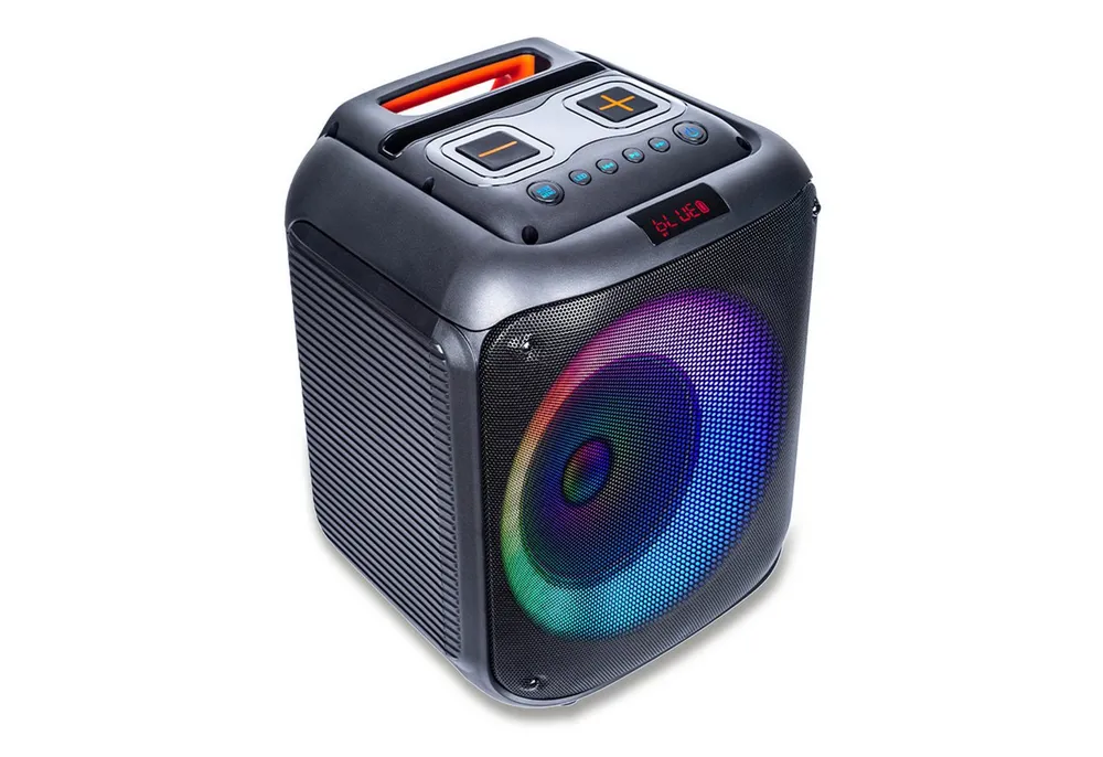 fontastic Lizz Party-Lautsprecher Bluetooth Soundbox Karaoke 60W LED Bluetooth-Lautsprecher (60 W)