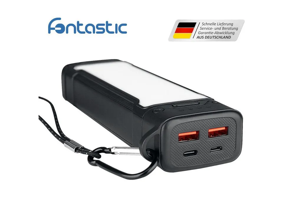 fontastic Power Bank Atria20 Powerbank, LED Leuchte