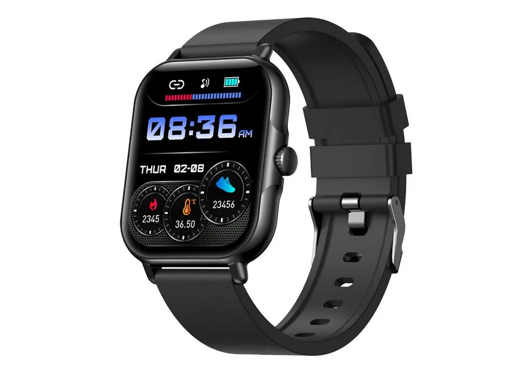 fontastic Smartwatch 1.83 Zoll Bluetooth Anrufe Fitness Tracker Puls SpO2 Smartwatch