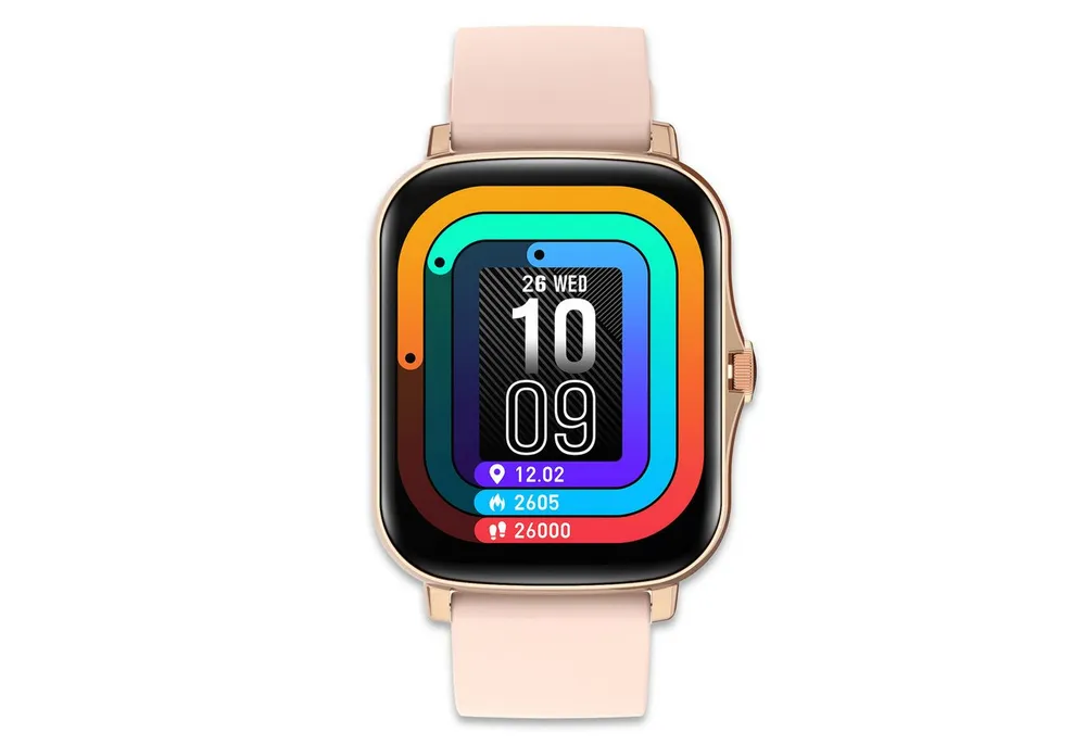 fontastic Talis Smart Watch mit Blutdruckmessung, Schlaftracker & App Smartwatch (1,69 Zoll)