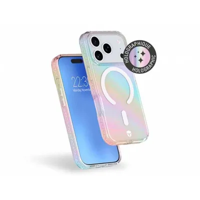 Hülle Force Case FC Air MagSafe Transparent Holografisch Slim für iPhone 17 Pro