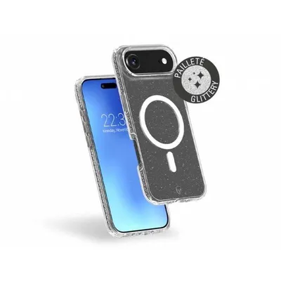 Force Case Fc Air Xtrem MagSafe Transparente Hülle mit Recyceltem Glitter für iPhone Air