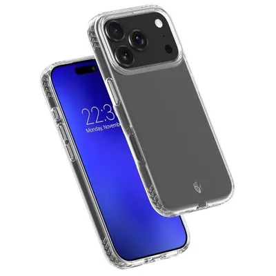 Harte transparente blaue Force Case FC Pulse Hülle für iPhone 17 Pro Max MagSafe kompatibel