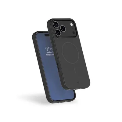 Hülle Force Case Silicone Magsafe Schwarz Verstärkte Kanten für iPhone 17 Pro Max