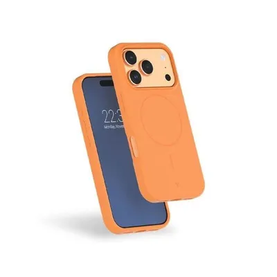 Force Case Silikon Hülle Rutschfest Orange MagSafe für iPhone 17 Pro Max
