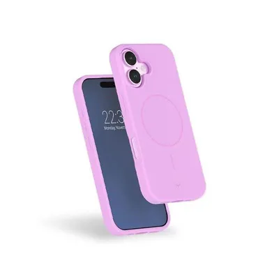 Force Case Silikon Soft-touch Matt Lila MagSafe Hülle für iPhone 17
