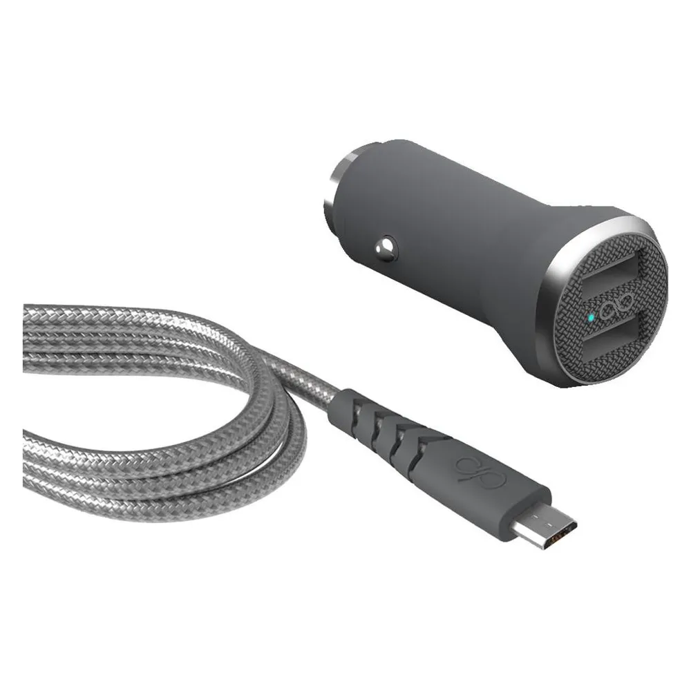 Force Power Dual-Ladegerät 24 W USB-A-Kabel