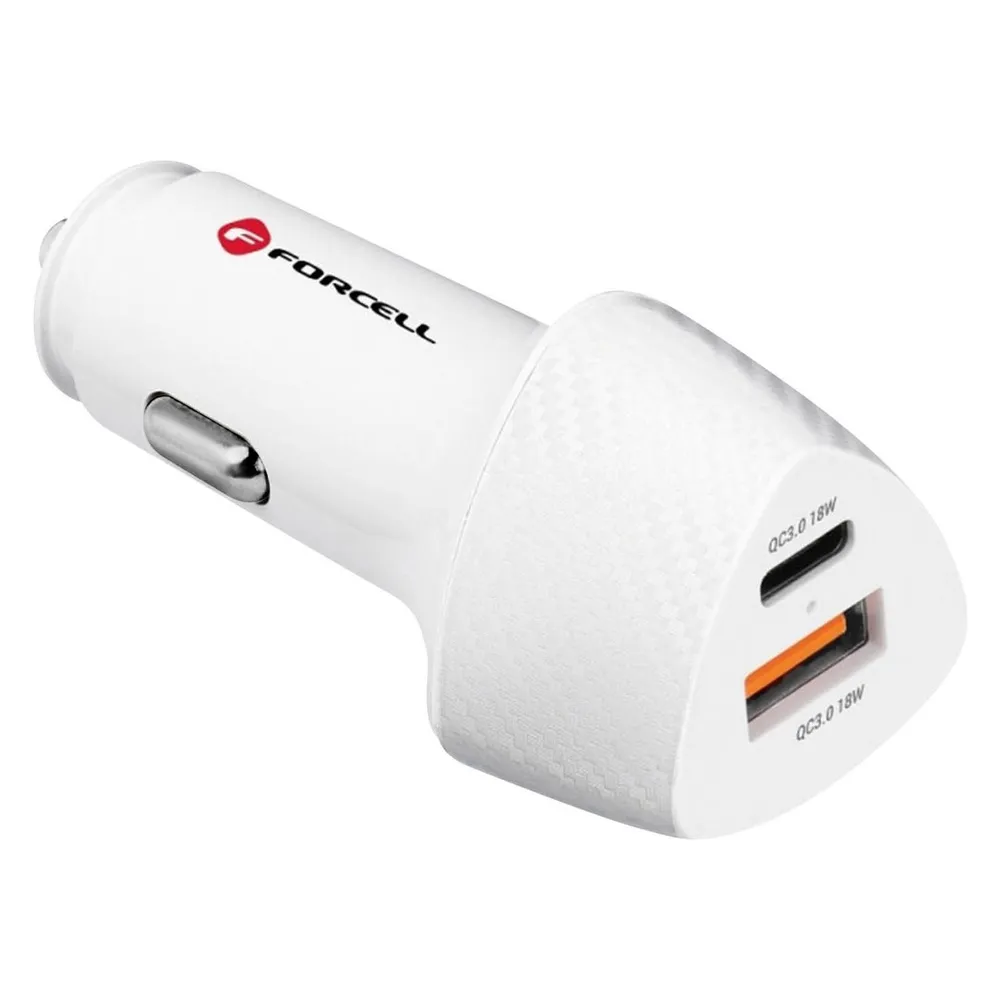Forcell USB + USB-C 38W Autoladegerät