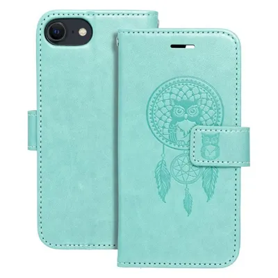 Forcell Back panel cover OEM MEZZO Book case for IPHONE 7 / 8 / SE 2020 / SE 2022 dreamcatcher green