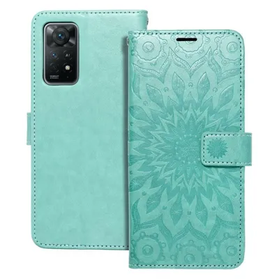 Forcell Back panel cover OEM MEZZO Book case for XIAOMI Redmi Note 11 Pro / 11 Pro 5G mandala green
