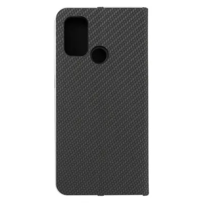 Forcell Book case OEM LUNA Book Carbon for OPPO A53 2020 / A53s black (Oppo A53