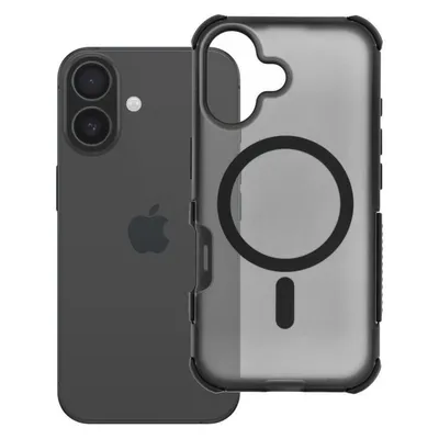 Forcell Hülle für das iPhone 16 „F-Protect BumperX Premium“, kompatibel mit MagSafe, schwarz